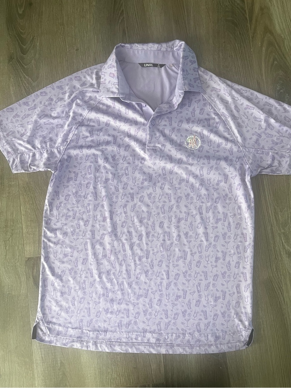 Barstool Sports x UNRL mixed drinks golf shirt